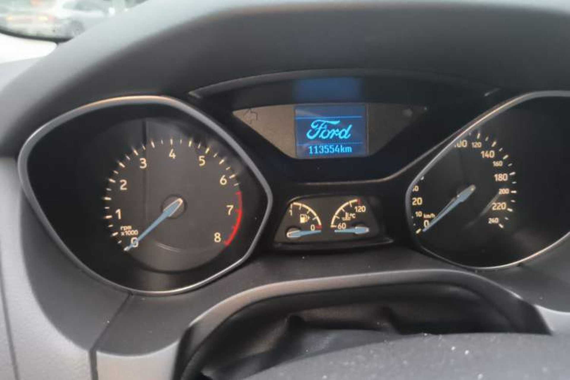 Used Ford Focus 2015 Sedan 1.6L Automatic Trend Model Odometer Close Up