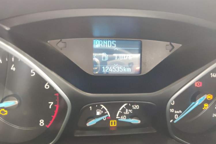 Used Ford Focus 2015 Sedan 1.6L Automatic Trend Model Odometer Close Up