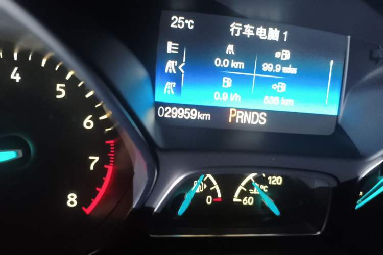 Used Ford Focus 2015 Hatchback EcoBoost 180 Automatic Elite Model Odometer Close Up