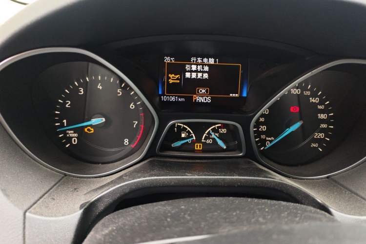 Used Ford Focus 2015 Hatchback EcoBoost 180 Automatic Sport Model Odometer Close Up
