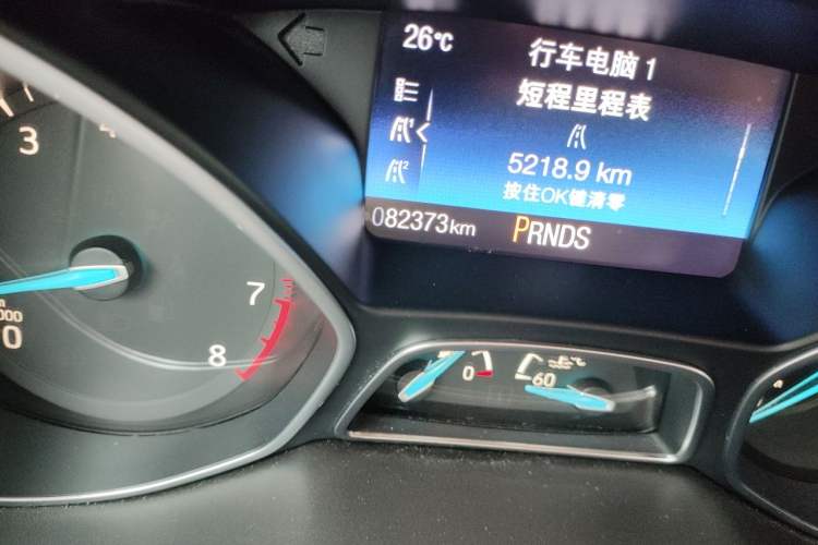 Used Ford Focus 2015 Hatchback EcoBoost 180 Automatic Sport Model Odometer Close Up