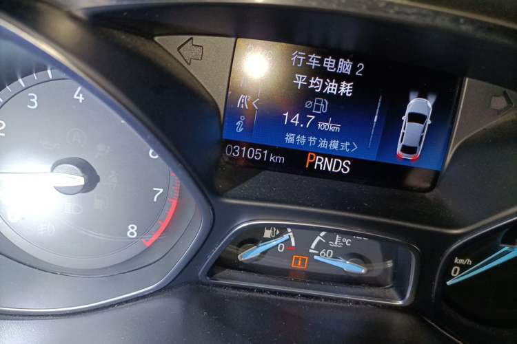 Used Ford Focus 2015 Hatchback EcoBoost 180 Automatic Sport Model Odometer Close Up