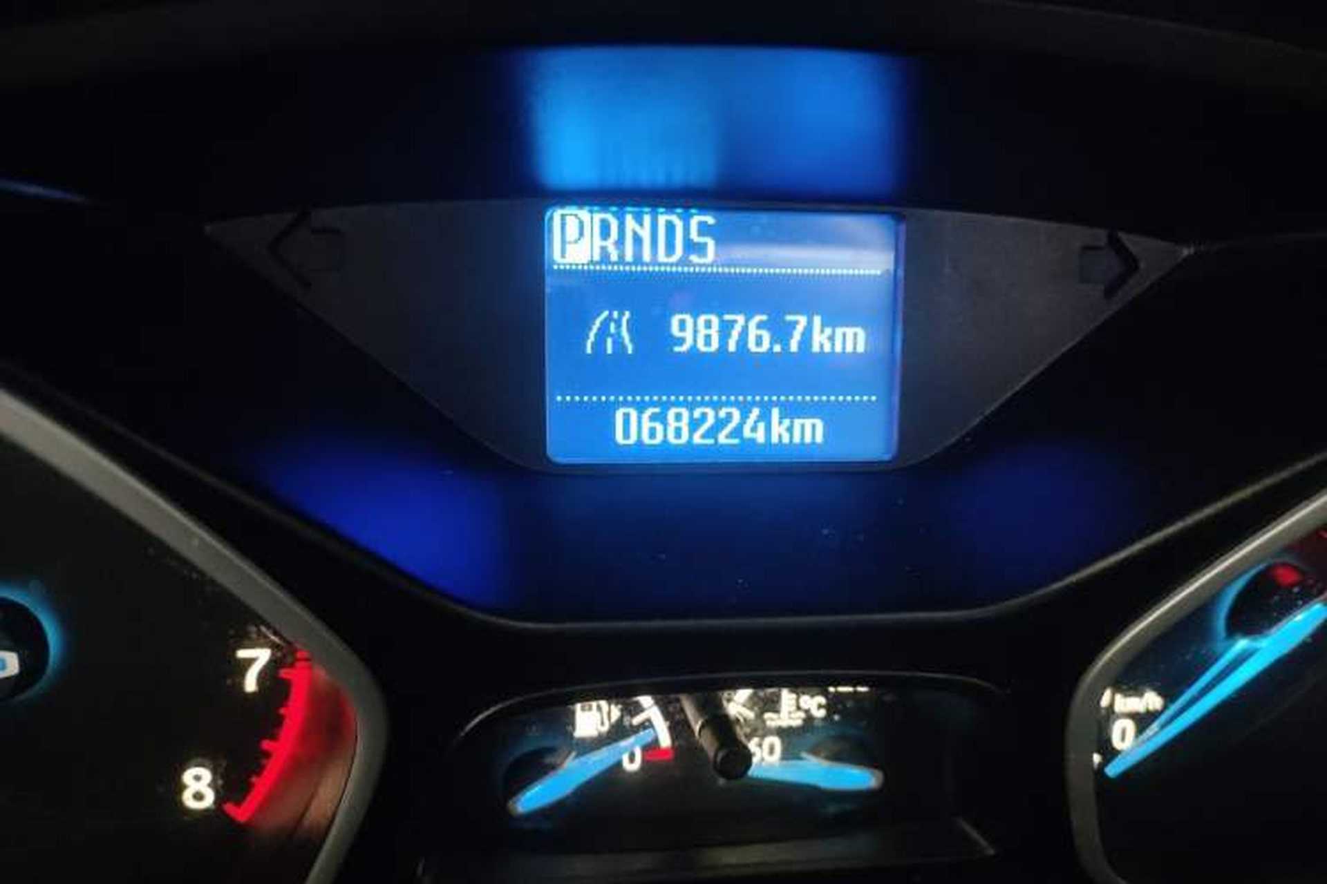Used Ford Focus 2015 Sedan 1.6L Automatic Comfort Model Odometer Close Up