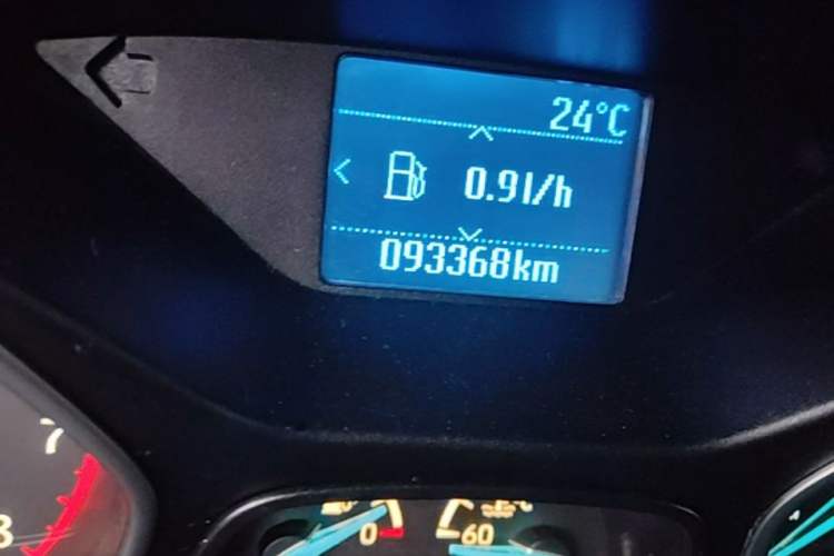 Used Ford Focus 2015 Sedan 1.6L Manual Fashion Edition Odometer Close Up
