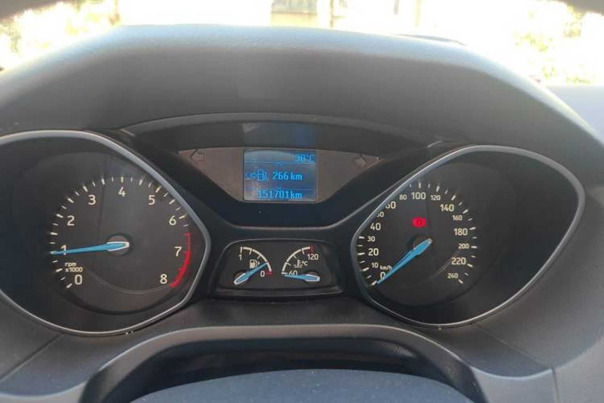 Used Ford Focus 2015 Sedan EcoBoost 125 Manual – Ultra-Style Edition Odometer Close Up
