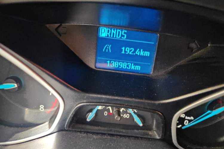 Used Ford Focus 2015 Hatchback 1.6L Automatic Comfort Model Odometer Close Up