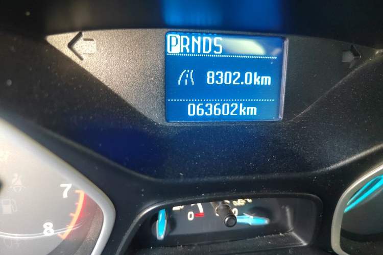 Used Ford Focus 2015 Sedan 1.6L Automatic Comfort Model Odometer Close Up