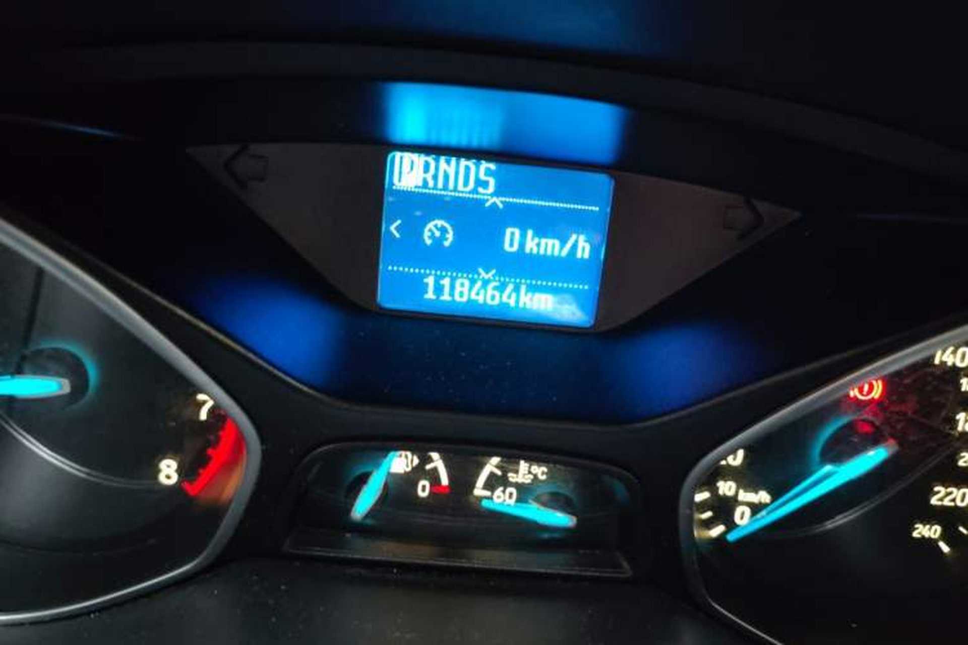 Used Ford Focus 2015 Sedan EcoBoost 125 Automatic Supreme Style Edition Odometer Close Up