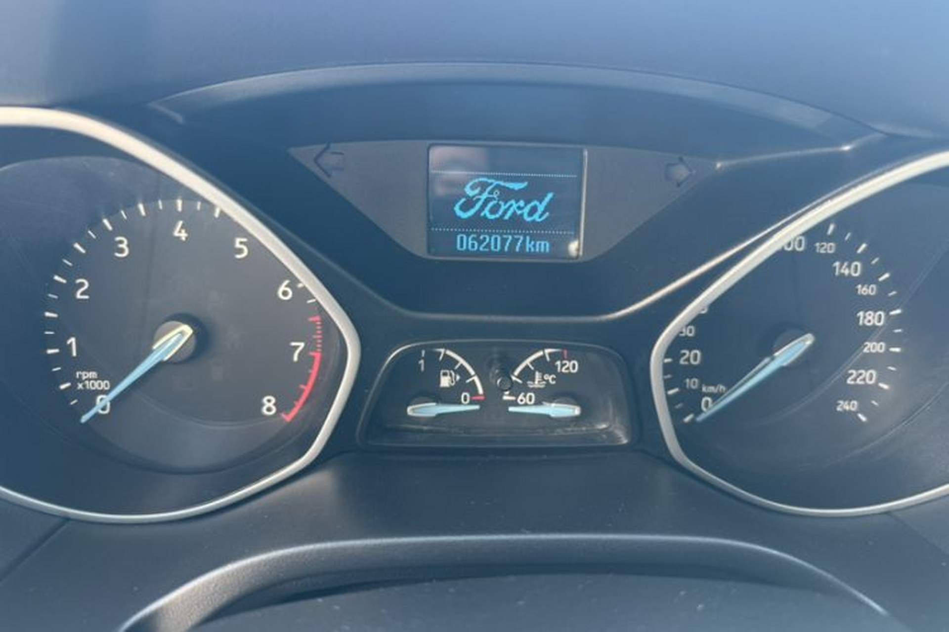 Used Ford Focus 2015 Hatchback 1.6L Manual Comfort Edition Odometer Close Up