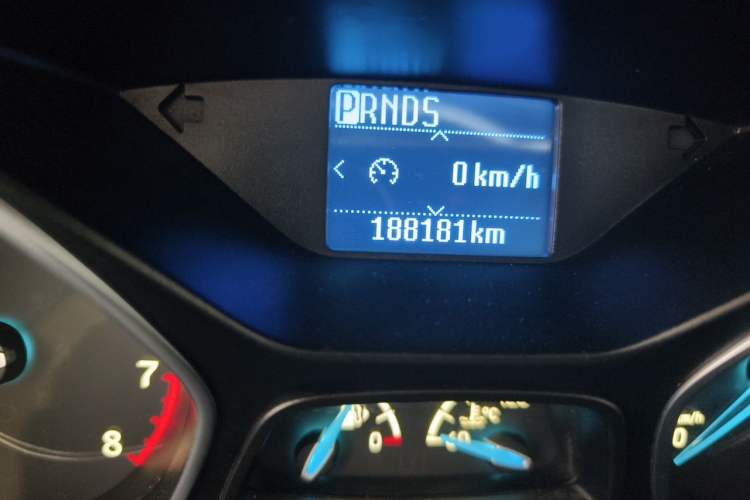 Used Ford Focus 2015 Sedan 1.6L Automatic Trend Model Odometer Close Up