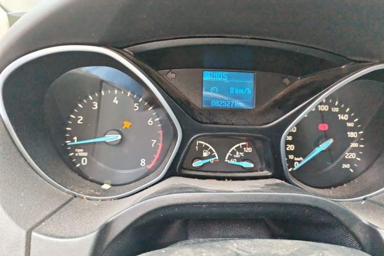 Used Ford Focus 2015 Sedan 1.6L Automatic Trend Model Odometer Close Up