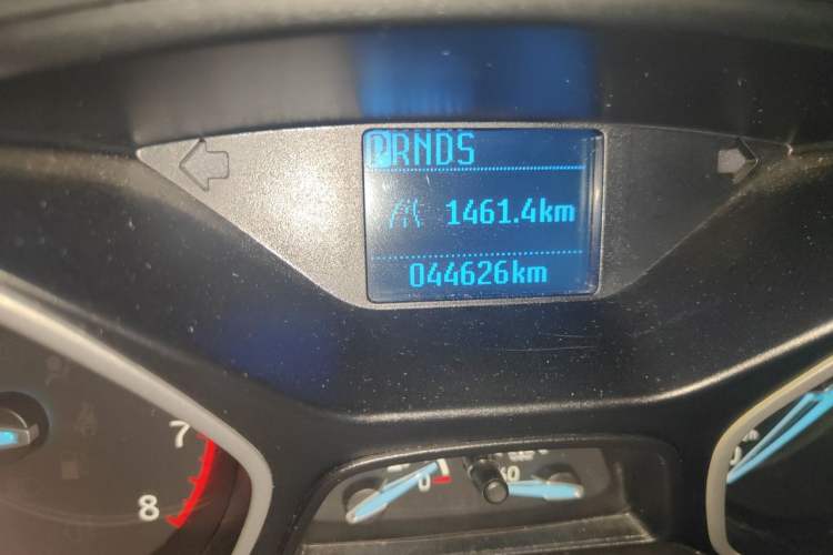Used Ford Focus 2015 Sedan 1.6L Automatic Comfort Model Odometer Close Up