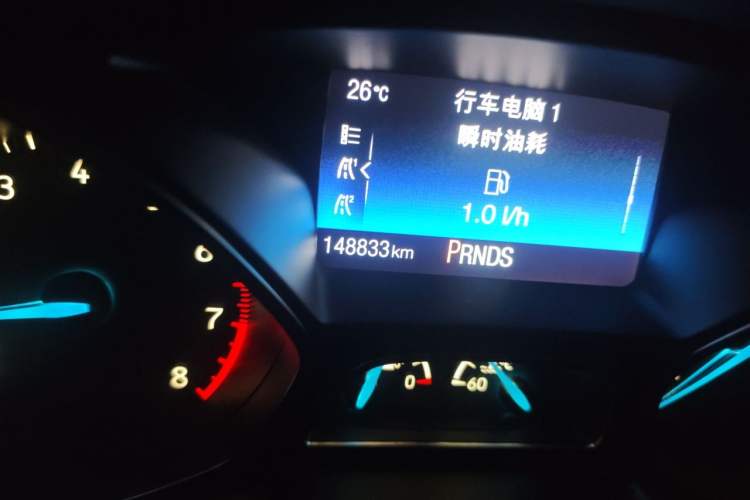 Used Ford Focus 2015 Hatchback EcoBoost 180 Automatic Sport Model Odometer Close Up