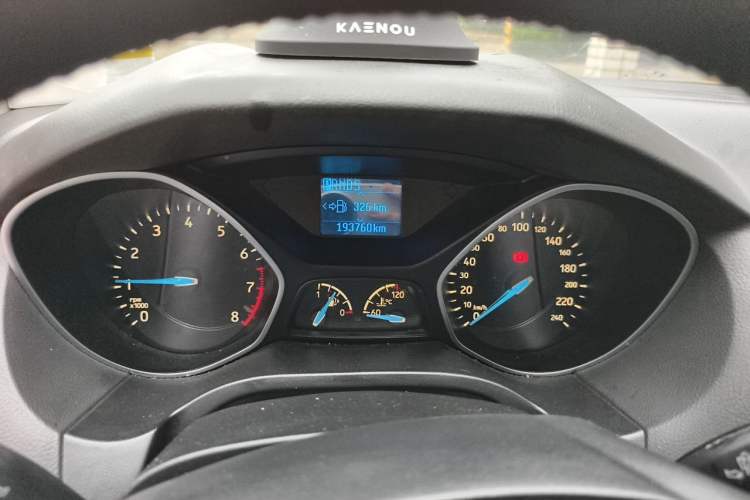 Used Ford Focus 2015 Sedan 1.6L Automatic Trend Model Odometer Close Up