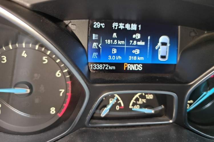 Used Ford Focus 2015 Hatchback EcoBoost 180 Automatic Elite Model Odometer Close Up