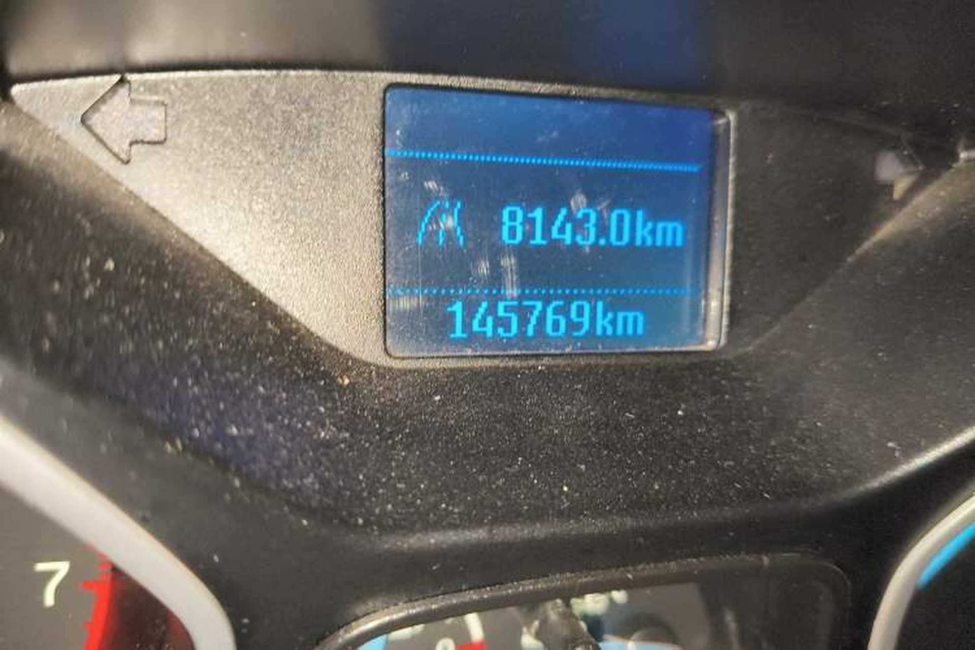 Used Ford Focus 2015 Sedan 1.6L Manual Comfort Model Odometer Close Up