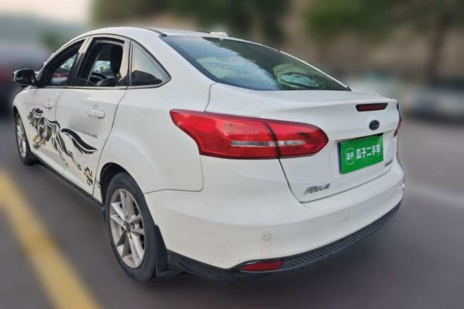 Used Ford Focus 2015 Sedan 1.6L Automatic Trend Model Rear Left 45 Deg