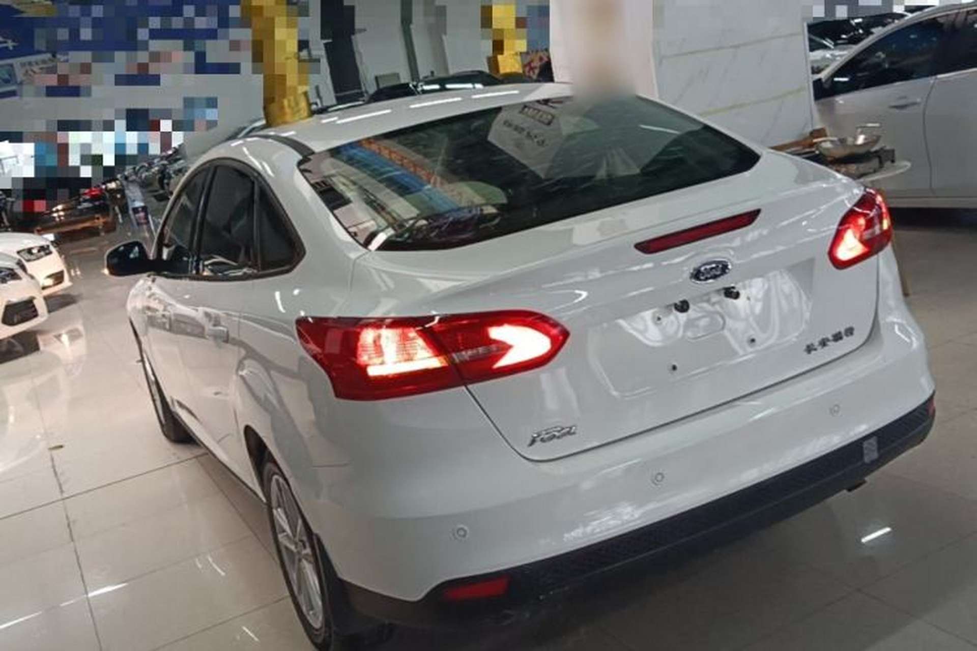 Used Ford Focus 2015 Sedan 1.6L Automatic Trend Model Rear Left 45 Deg