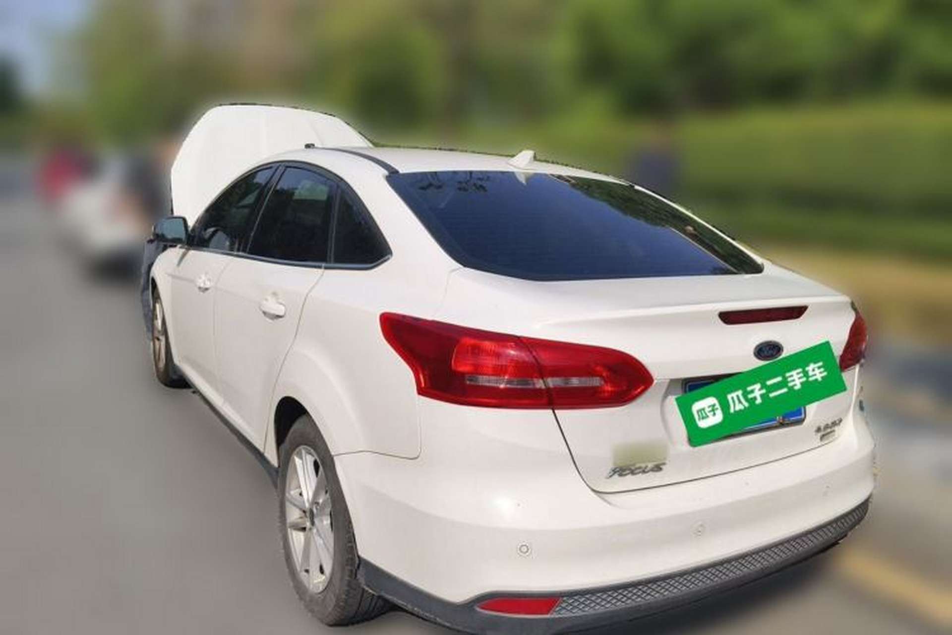 Used Ford Focus 2015 Sedan EcoBoost 180 Automatic Elite Model Rear Left 45 Deg