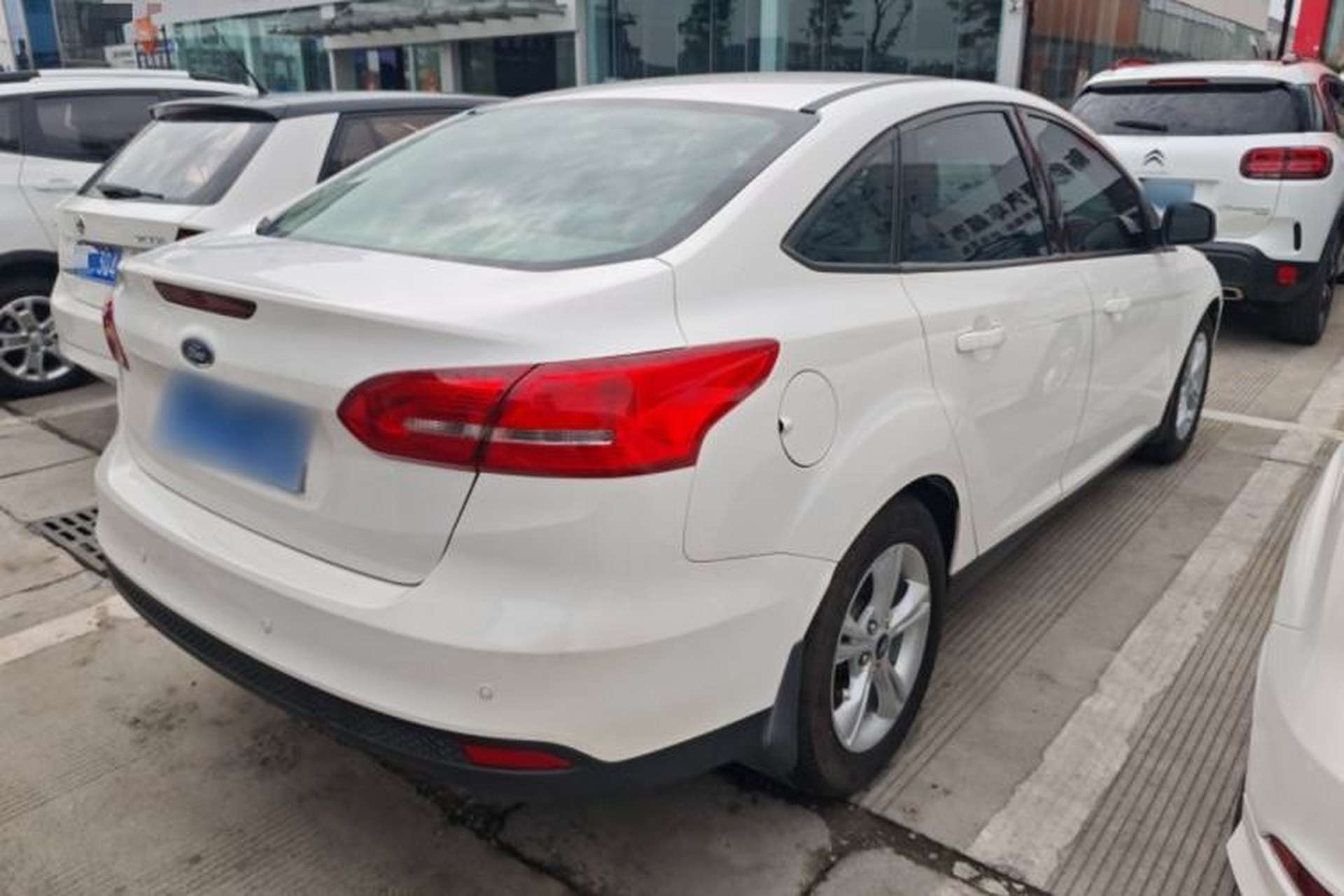 Used Ford Focus 2015 Sedan 1.6L Manual Comfort Model Rear Right 45 Deg