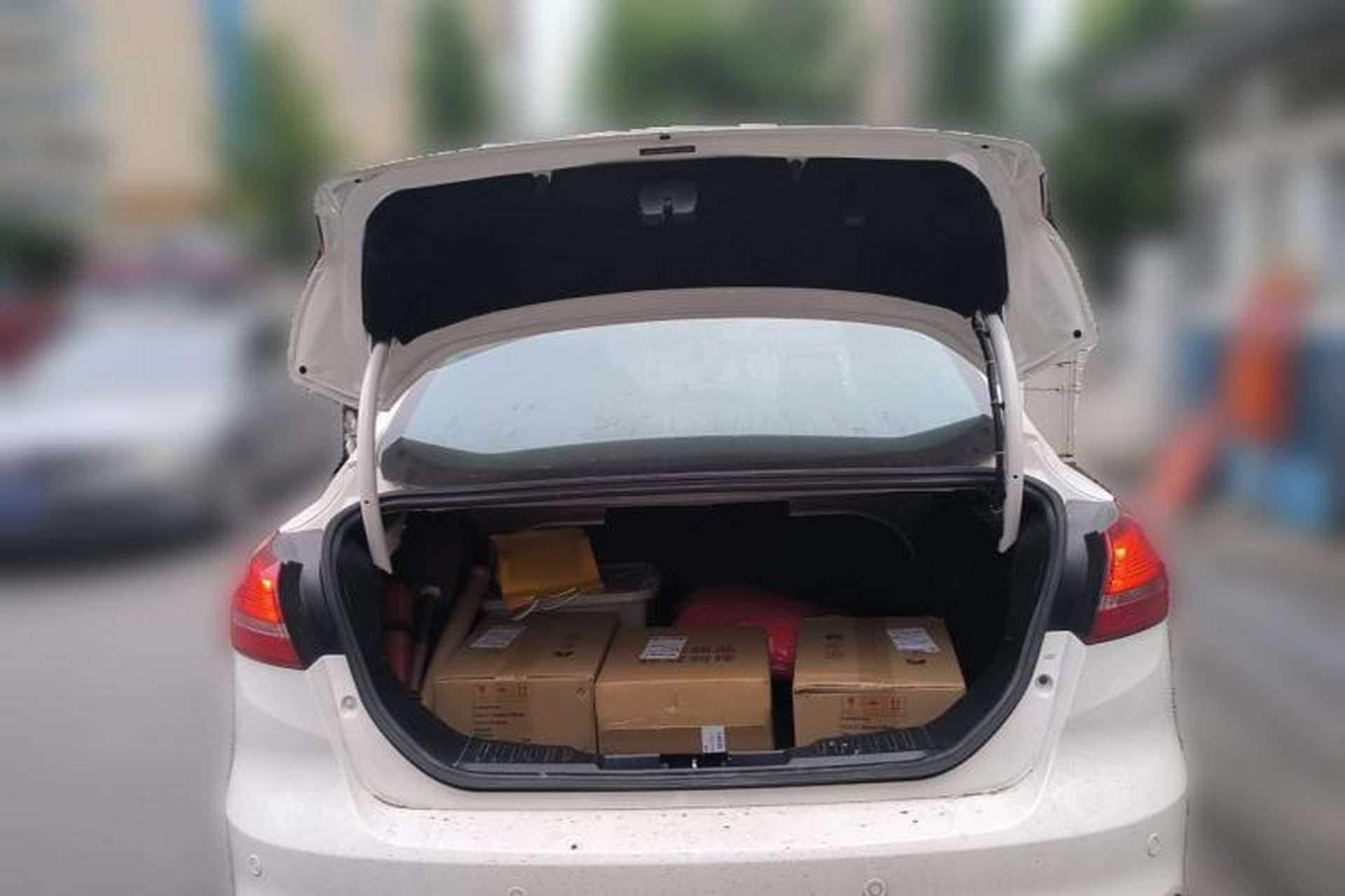 Used Ford Focus 2015 Sedan 1.6L Automatic Trend Model Trunk