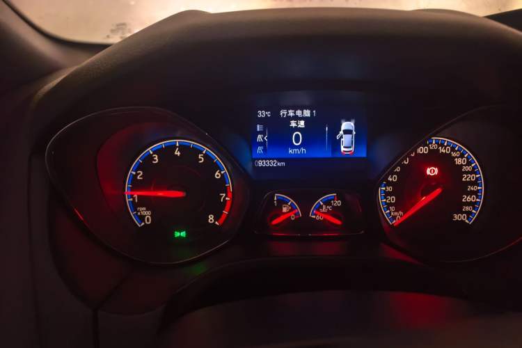 Used Ford Focus 2016 2.3T RS Track Edition Odometer Close Up