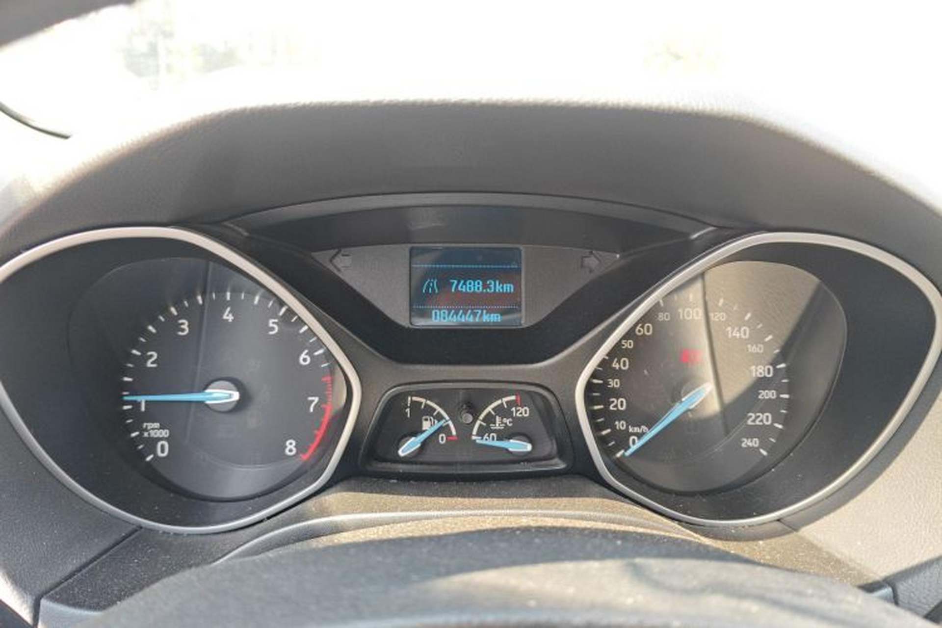 Used Ford Focus 2017 Hatchback 1.6L Manual Comfort Plus SmartDrive Edition Odometer Close Up