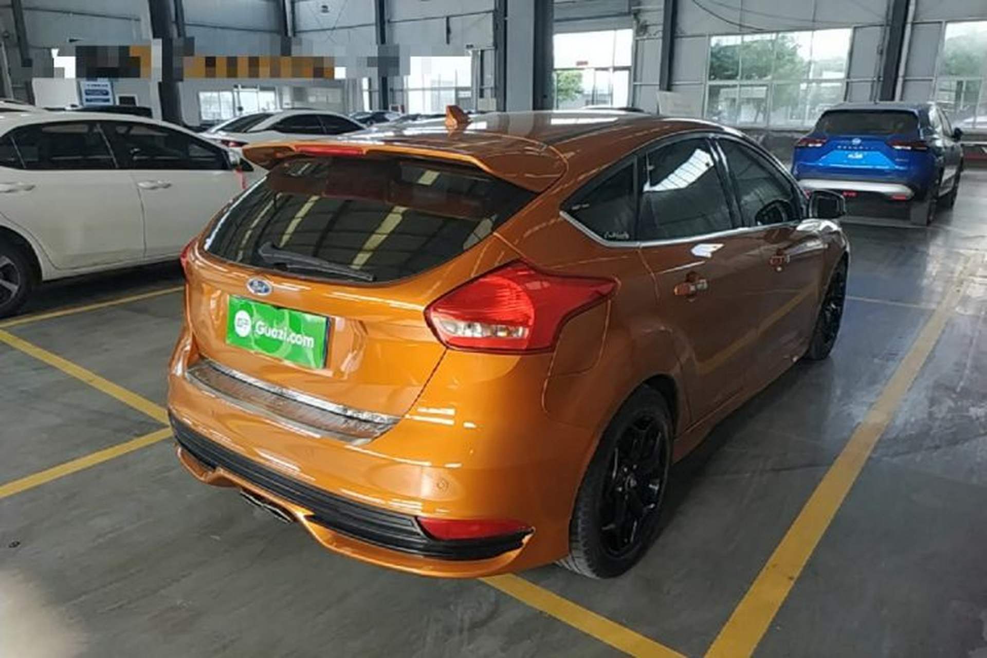 Used Ford Focus 2017 Hatchback EcoBoost 180 Automatic Sport Model Rear Right 45 Deg