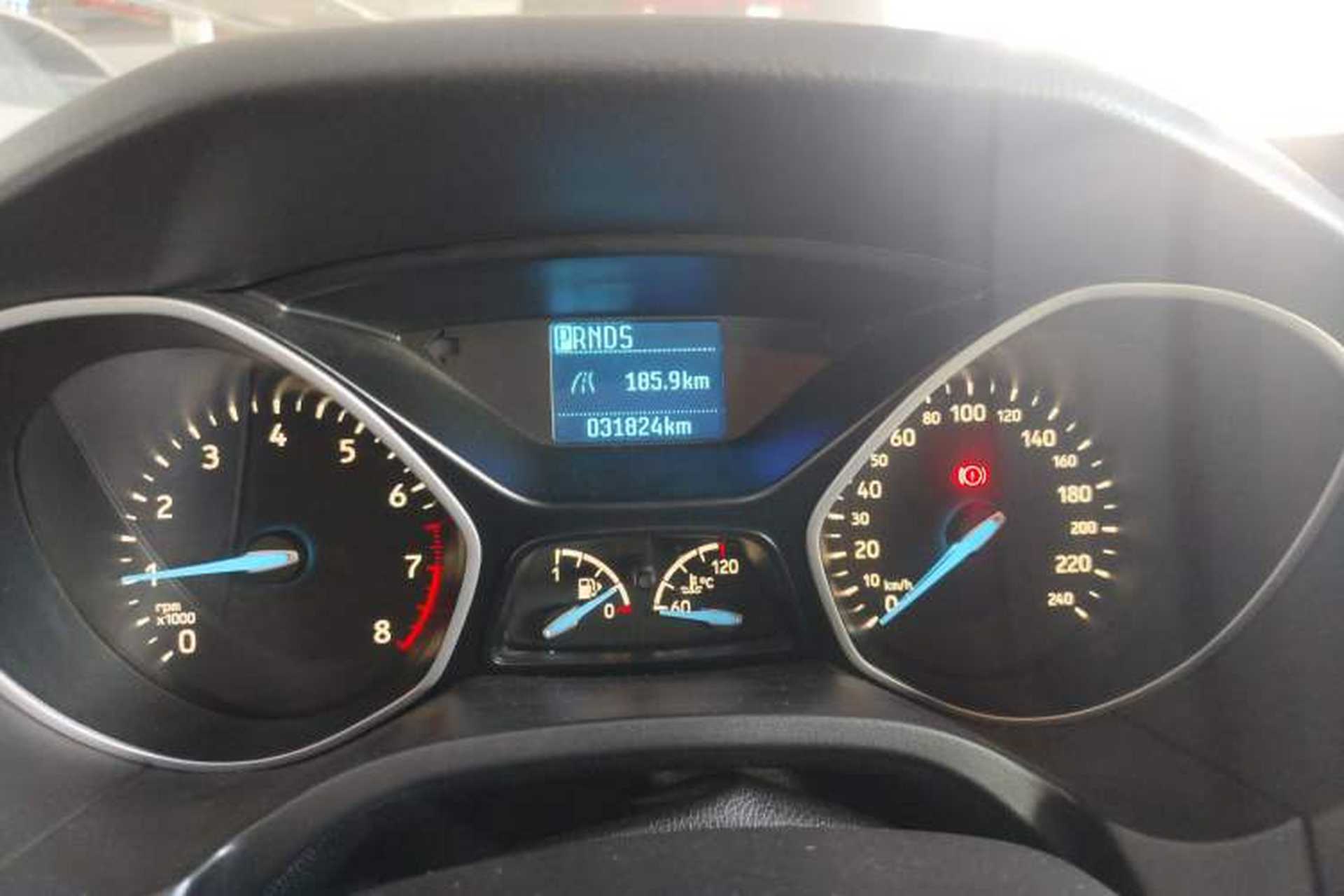 Used Ford Focus 2017 Hatchback 1.6L Automatic Comfort Plus SmartDrive Edition Odometer Close Up