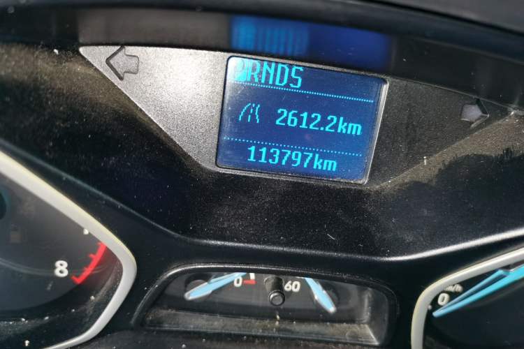 Used Ford Focus 2017 Hatchback 1.6L Automatic Comfort Plus SmartDrive Edition Odometer Close Up