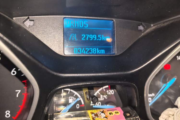 Used Ford Focus 2017 Hatchback 1.6L Automatic Comfort Plus SmartDrive Edition Odometer Close Up