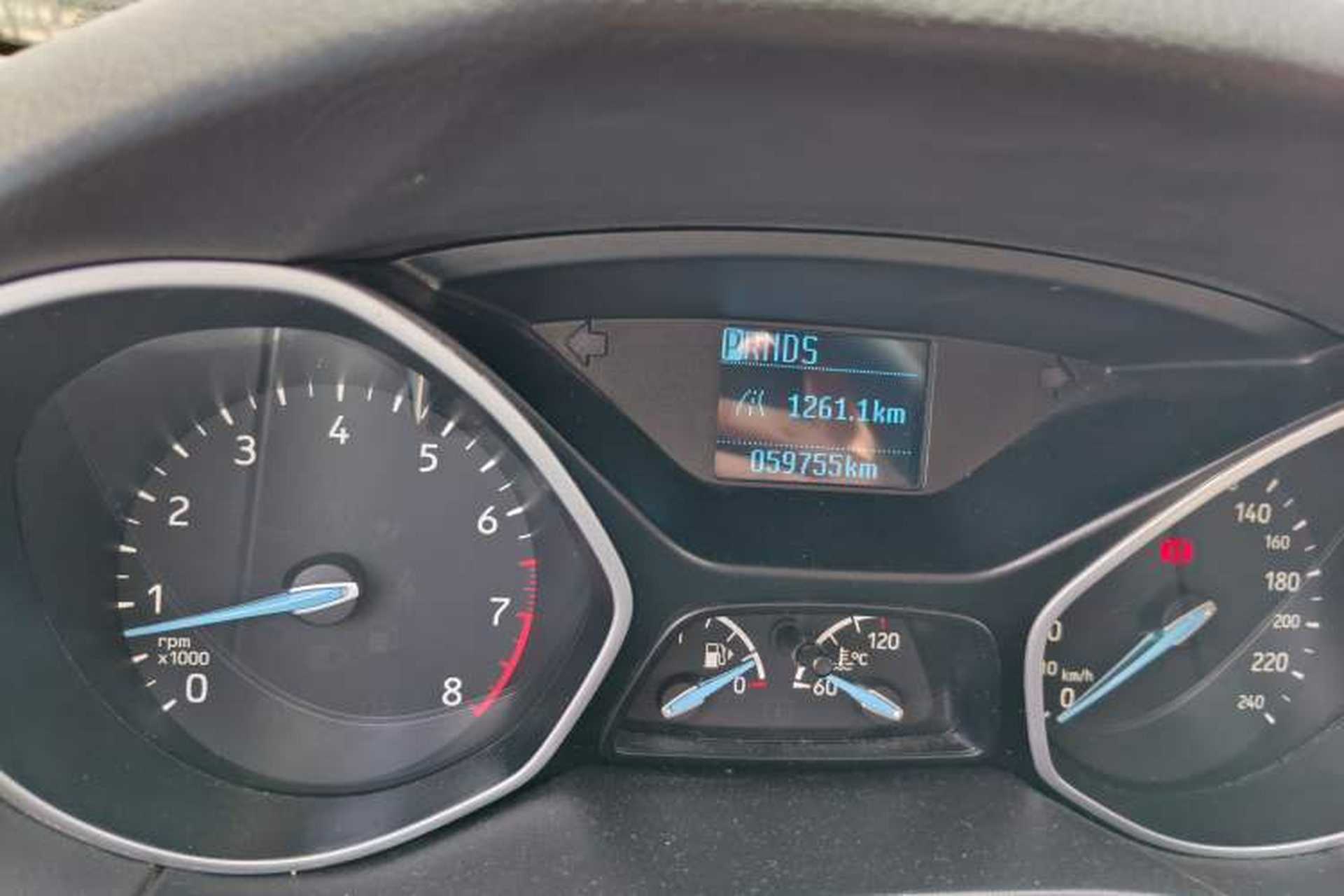 Used Ford Focus 2017 Sedan 1.6L Automatic Comfort Plus SmartDrive Edition Odometer Close Up
