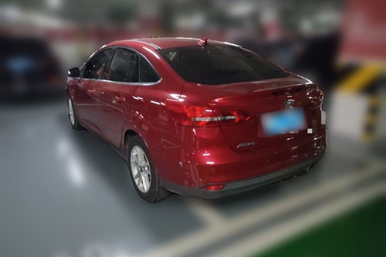 Used Ford Focus 2017 Sedan EcoBoost 180 Automatic Elite Model Rear Left 45 Deg