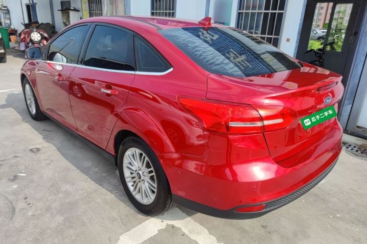 Used Ford Focus 2017 Sedan EcoBoost 180 Automatic Flagship Model Rear Left 45 Deg