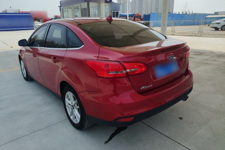 Used Ford Focus 2017 Sedan EcoBoost 180 Automatic Elite Model Rear Left 45 Deg