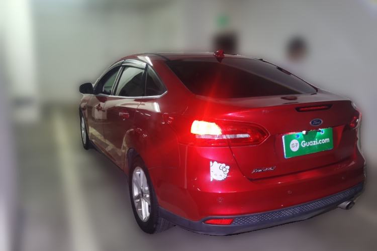 Used Ford Focus 2017 Sedan EcoBoost 180 Automatic Elite Model Rear Left 45 Deg