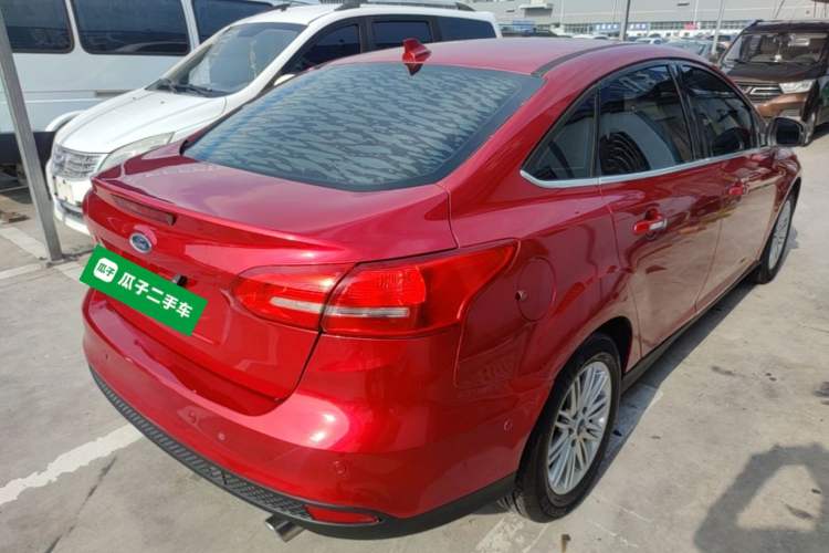 Used Ford Focus 2017 Sedan EcoBoost 180 Automatic Flagship Model Rear Right 45 Deg