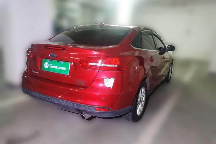 Used Ford Focus 2017 Sedan EcoBoost 180 Automatic Elite Model Rear Right 45 Deg