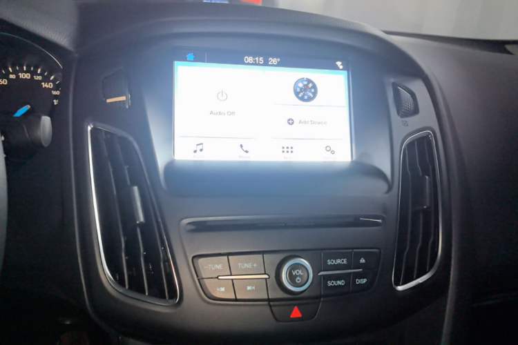 Used Ford Focus 2017 Sedan EcoBoost 180 Automatic Elite Model Audio And AC Panel
