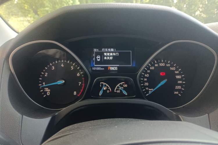 Used Ford Focus 2017 1.5T CTCC White and Black Limited Edition Instrument Cluster