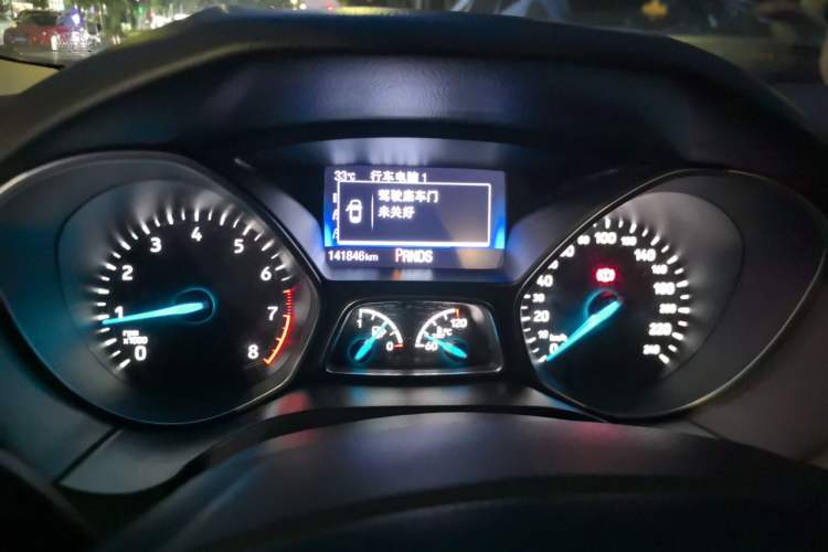 Used Ford Focus 2017 Sedan EcoBoost 180 Automatic Elite Model Instrument Cluster