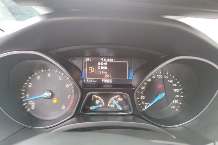 Used Ford Focus 2017 1.5T CTCC White and Black Limited Edition Instrument Cluster