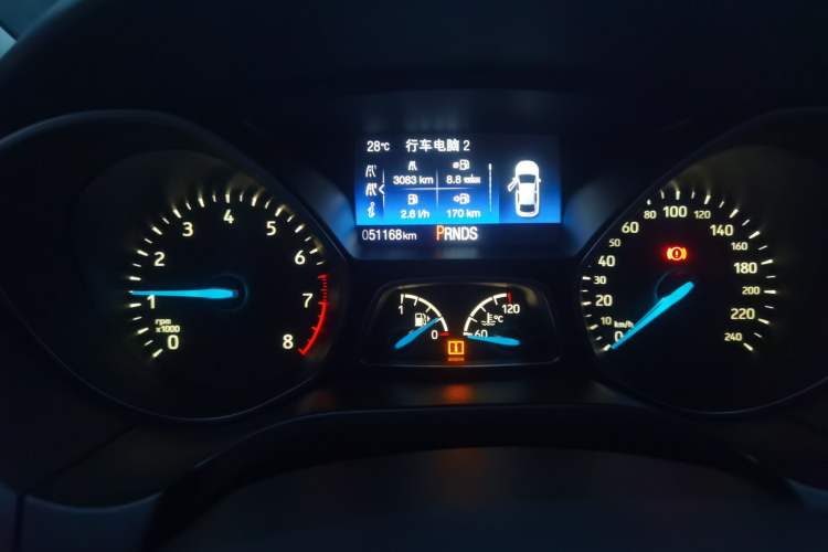 Used Ford Focus 2017 Sedan EcoBoost 180 Automatic Elite Model Instrument Cluster