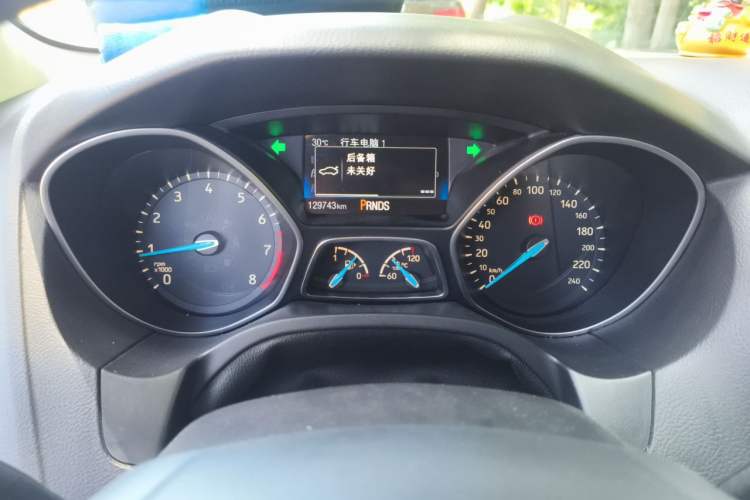 Used Ford Focus 2017 1.5T CTCC White and Black Limited Edition Instrument Cluster