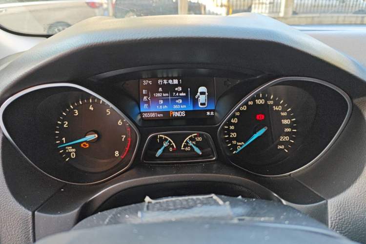 Used Ford Focus 2017 1.5T CTCC White and Black Limited Edition Instrument Cluster