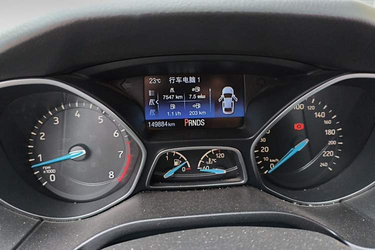 Used Ford Focus 2017 Sedan EcoBoost 180 Automatic Elite Model Instrument Cluster