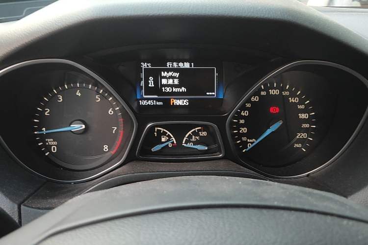 Used Ford Focus 2017 Sedan EcoBoost 180 Automatic Elite Model Instrument Cluster