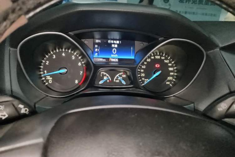 Used Ford Focus 2017 Sedan EcoBoost 180 Automatic Elite Model Instrument Cluster