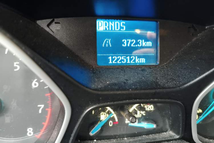 Used Ford Focus 2017 Sedan 1.6L Automatic Comfort Plus SmartDrive Edition Odometer Close Up