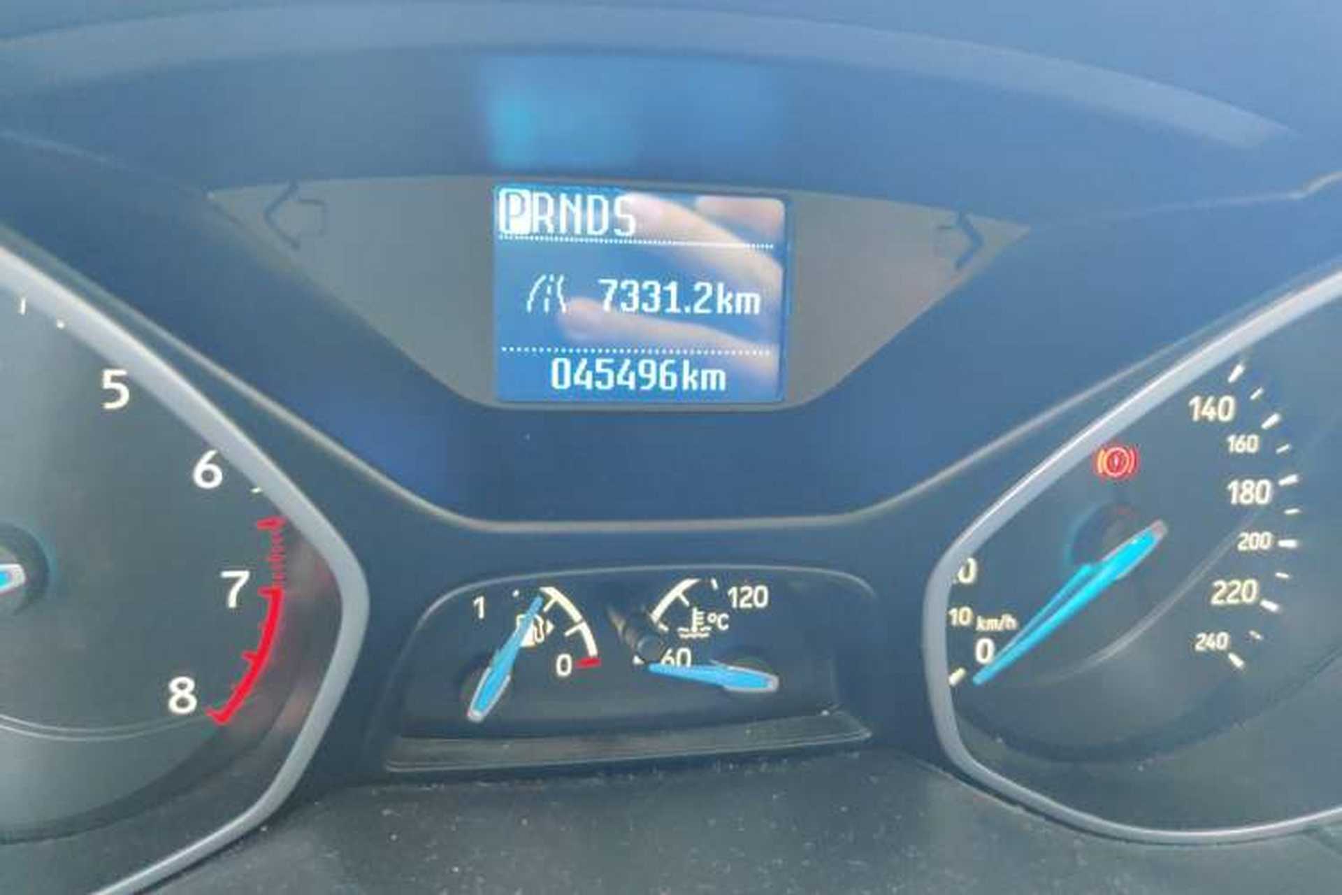 Used Ford Focus 2017 Sedan 1.6L Automatic Comfort Plus SmartDrive Edition Odometer Close Up